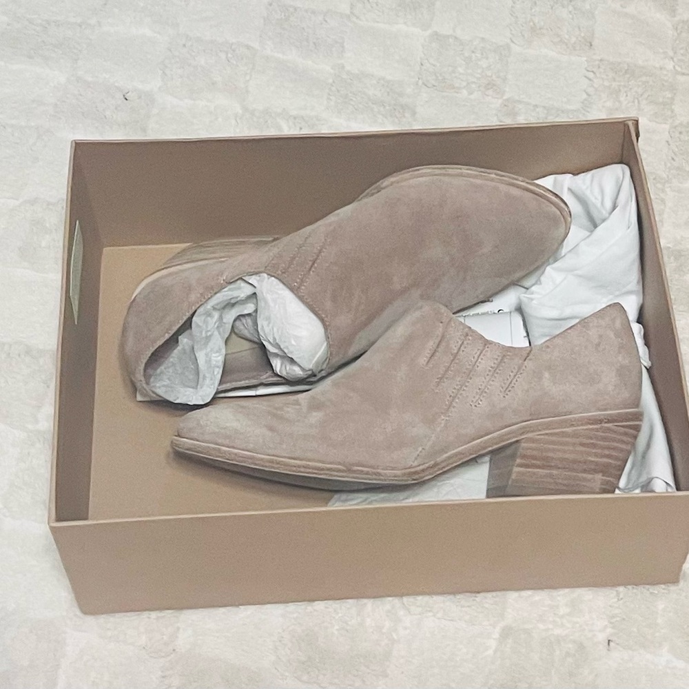 Joie Tan Heeled Boots with Elegant Design - Size 37
